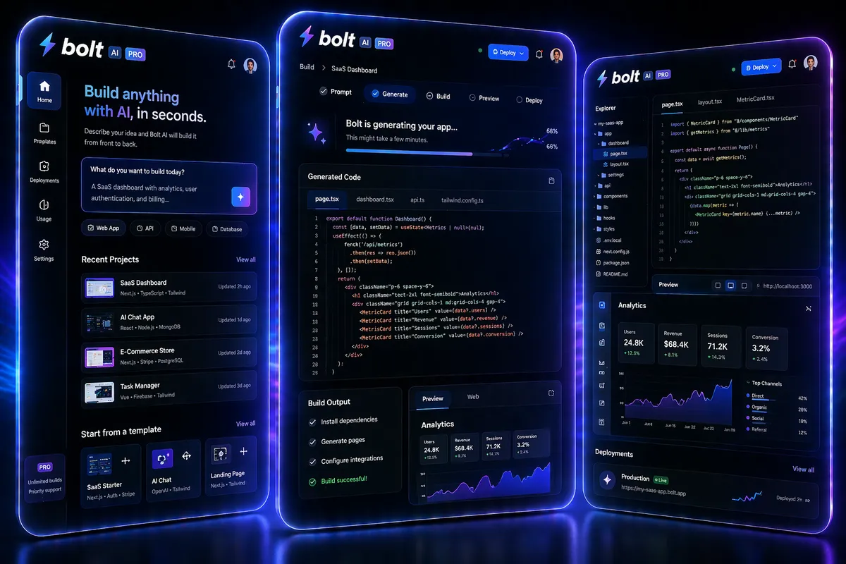Bolt AI Pro – 1 Year (Your Own Email) - Buy in Nepal