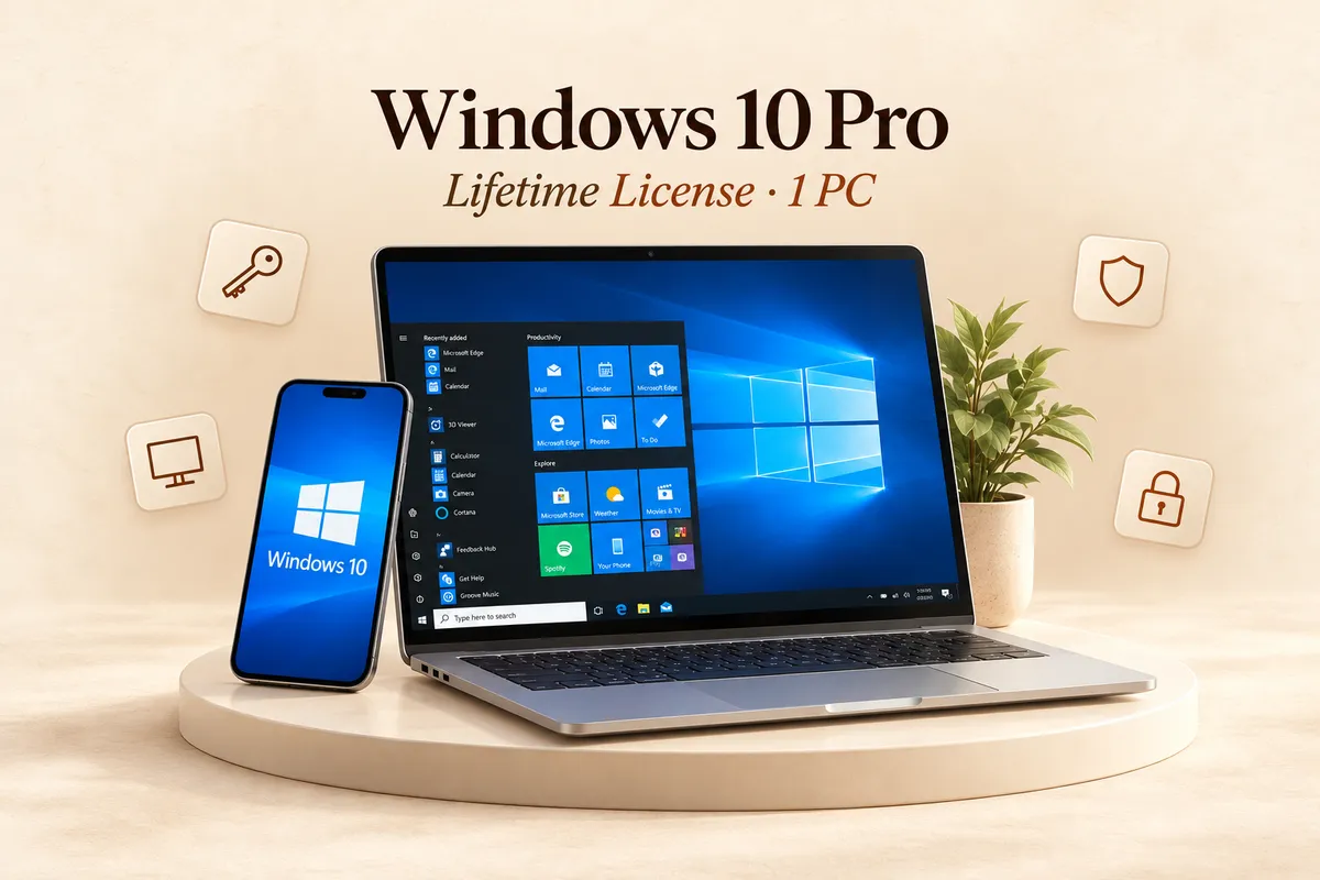 Windows 10 Pro – Lifetime License Key (1 PC) - Buy in Nepal