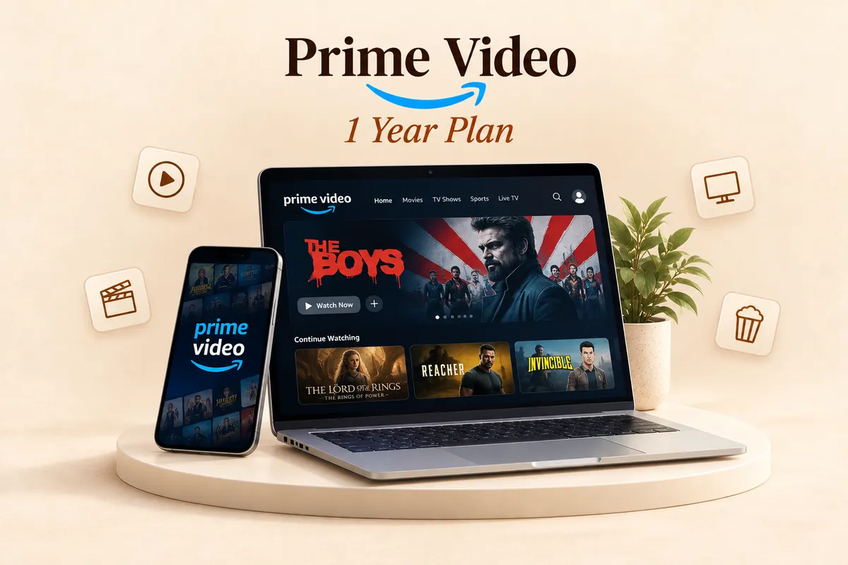 Prime Video 1 Year Plan – 1 Screen (Single Login) - Buy in Nepal