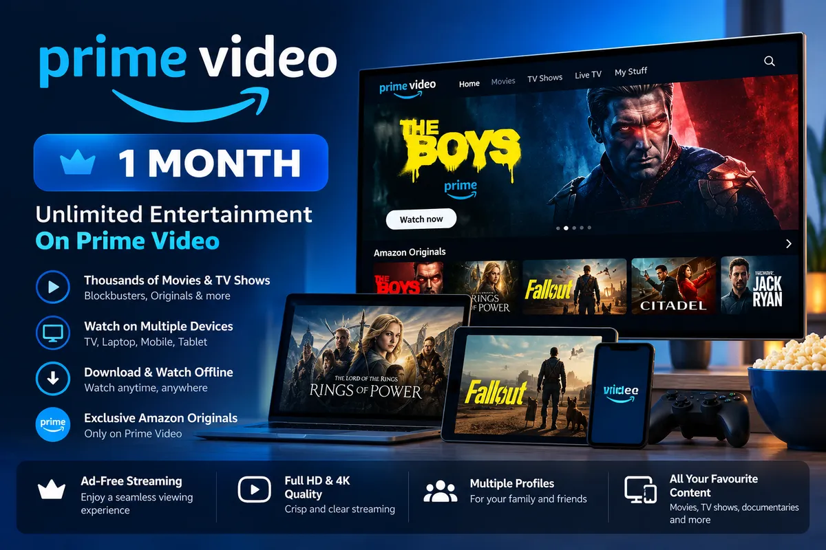 Amazon Prime Video 1 Month (Full Private) - Buy in Nepal