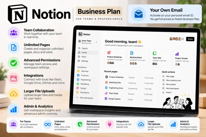 Notion Business Plan – Your Own Email - Buy in Nepal