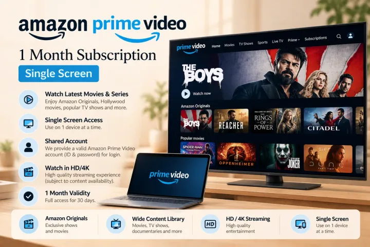 Amazon Prime Video 1 Month Single Screen offer - Buy in Nepal