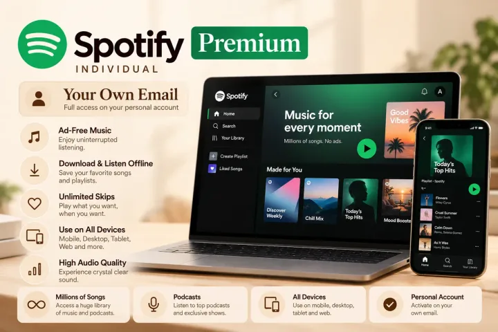Spotify Premium Individual – Your Own Email offer - Buy in Nepal
